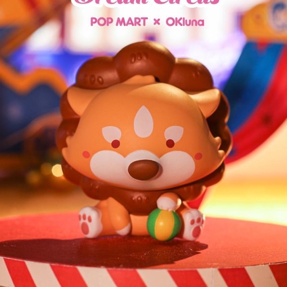 POP MART x OKluna Lil' Foxes' Dream Circus Series (Beanie the Lion) - Picture 2 of 2